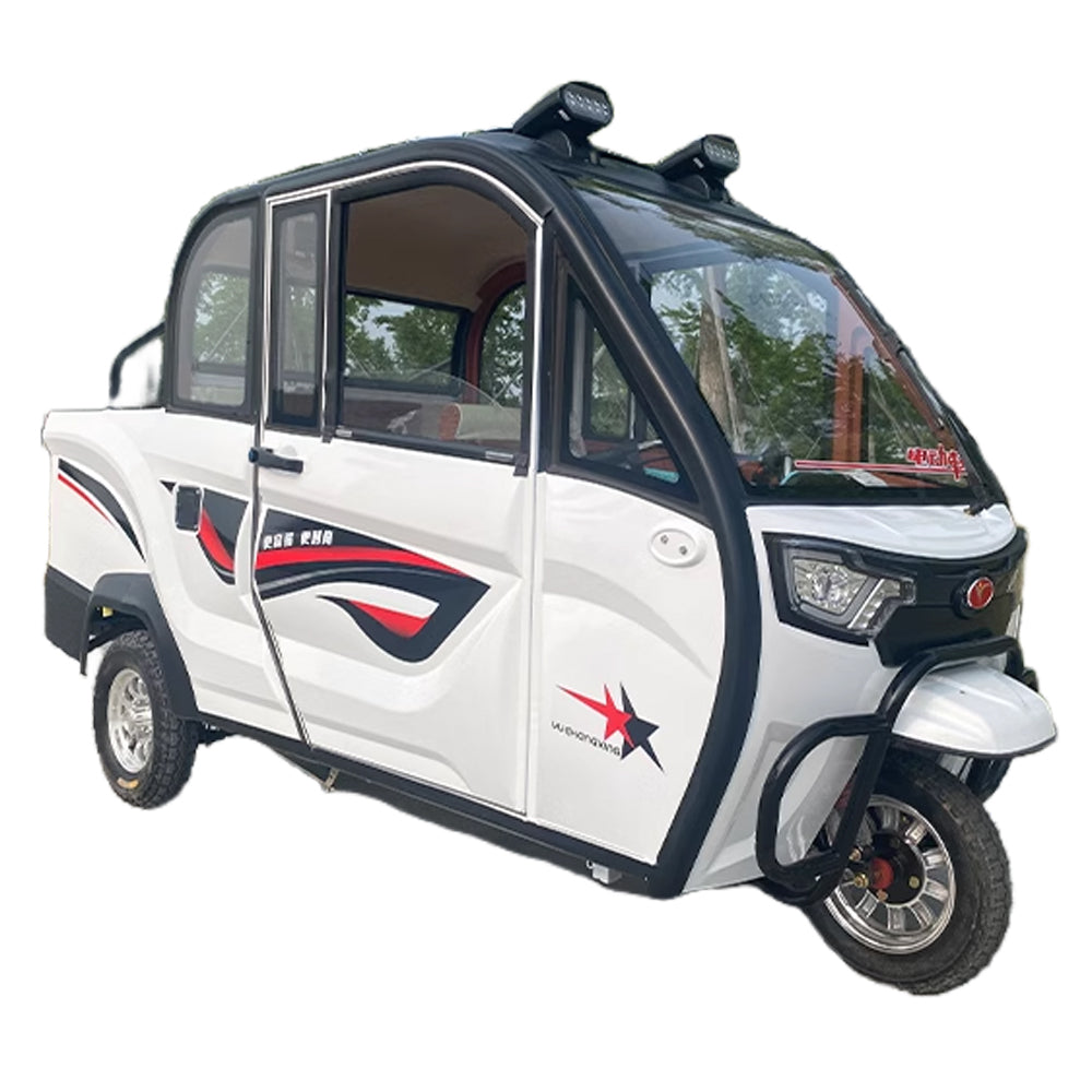 Closed Electric Cargo Tricycle