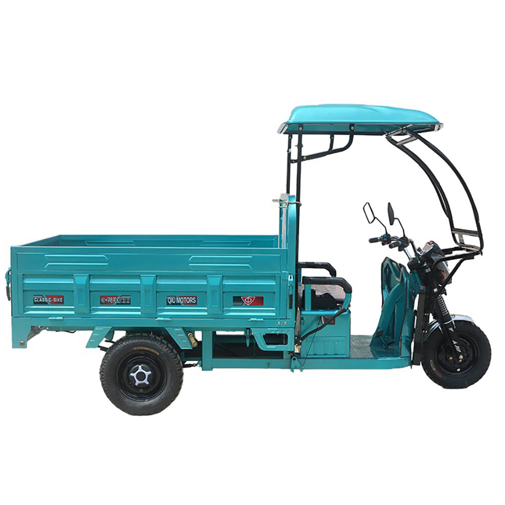 Simple Driving Cabin Heavy Duty Electric Cargo Tricycle 